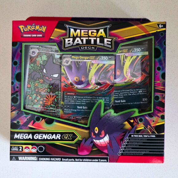Pokémon Mega Gengar Mega Battle Deck Pokemon - NEW SEALED - Picture 2 of 5